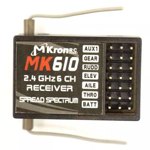 MK610 2.4GHz DSM2 Spread Receiver For AR6100 Spektrum Dx5e Dx6i Dx7 Transmitter - Picture 4 of 5