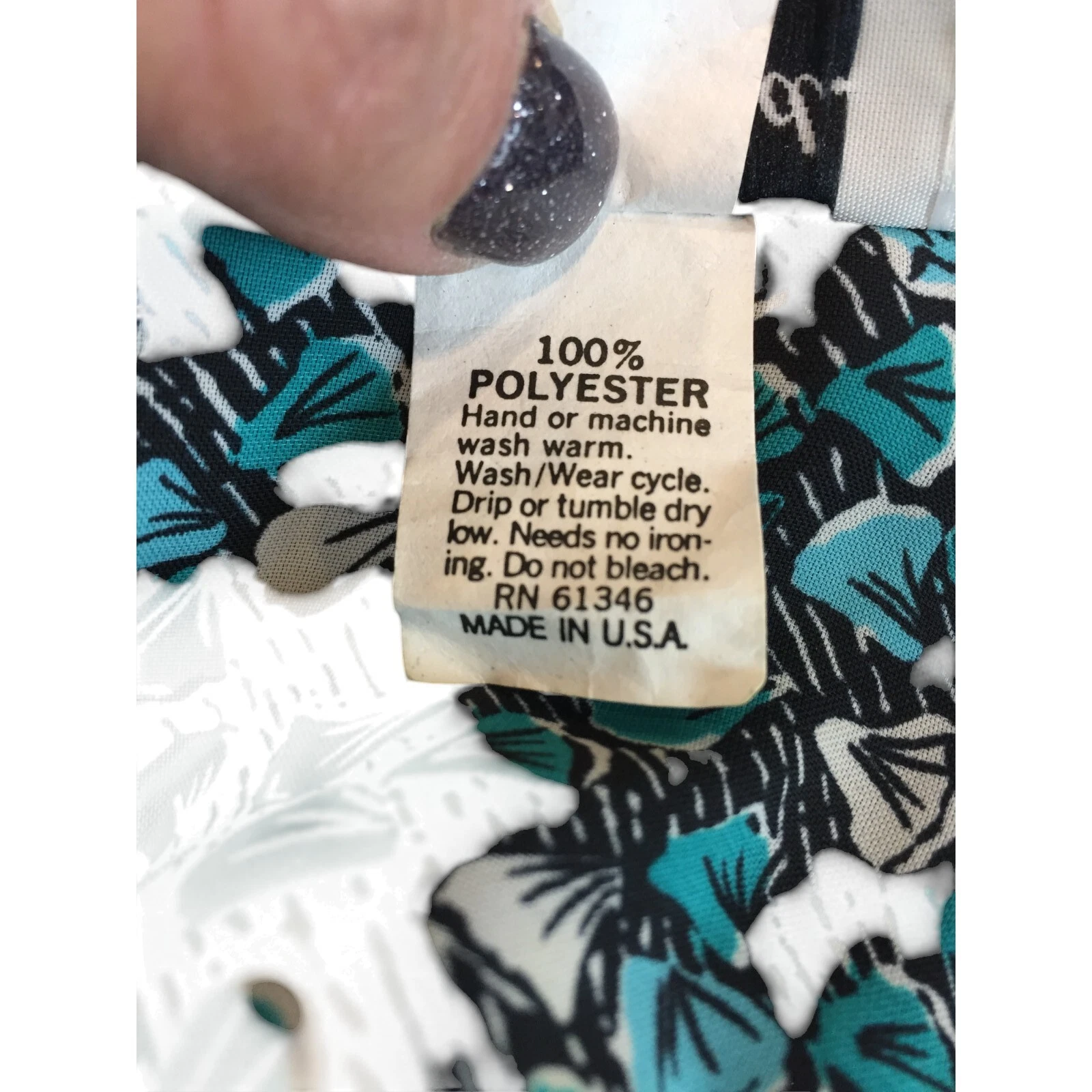 VETEMENTS Abito midi MCS Ltd modesto bavaglino blouson floreale verde acqua donna taglia 10 manica lunga