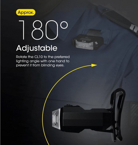 NITECORE CL10 Versatile Clip-on Light With Red Blue Light for Night - Picture 11 of 14