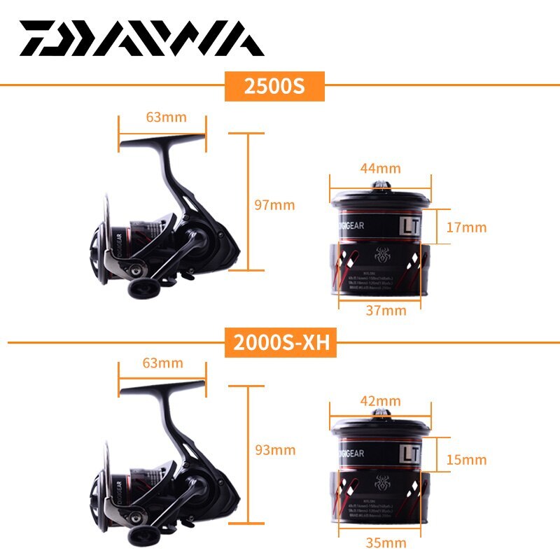2018 DAIWA TATULA LT 2500S 2000S-XH Spinning Fishing Reel 6+