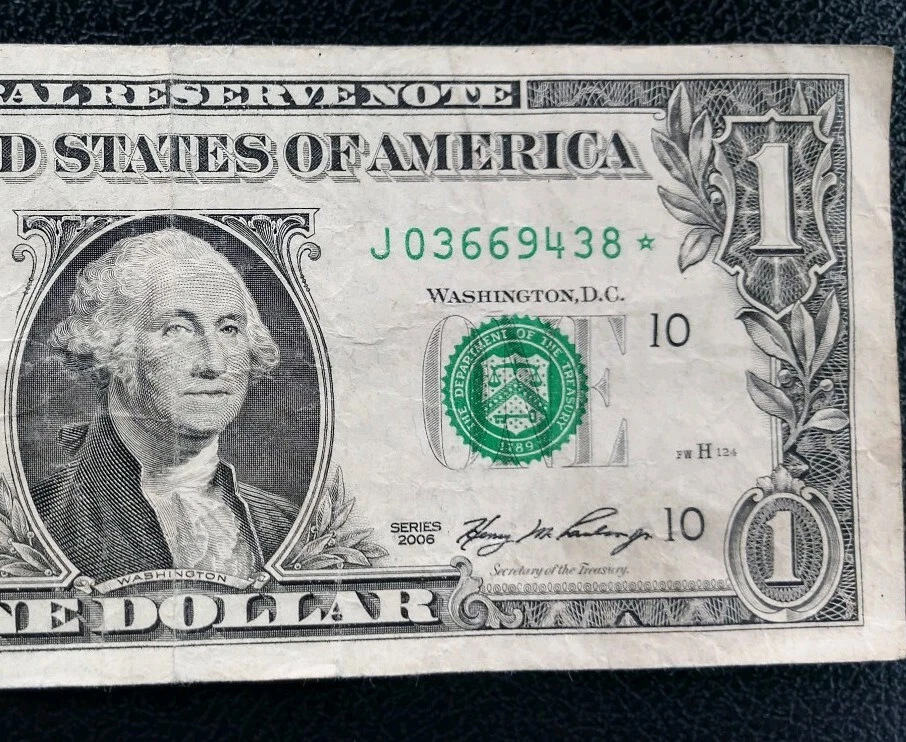 One on sale dollar note