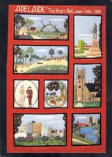 D8350 Australia SA Adelaide Years between 1936-1988 Quilters Guild postcard