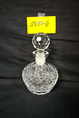 Waterford Kristall Parfüm Flakon kleine Karaffe mit Original Aufkleber - Bild 10 von 10