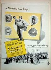 Original Ford AD: Columbia Pictures presents GLENN FORD. JANET BLAIR