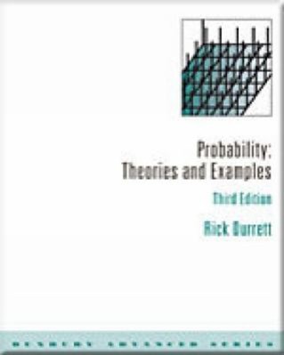 Probability : Theory and Examples Hardcover Richard Durrett