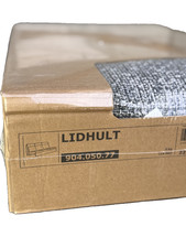 IKEA LIDHULT Cover 3-Seat Sofa Section Lejde Gray Black Slipcover 704.050.59-NEW