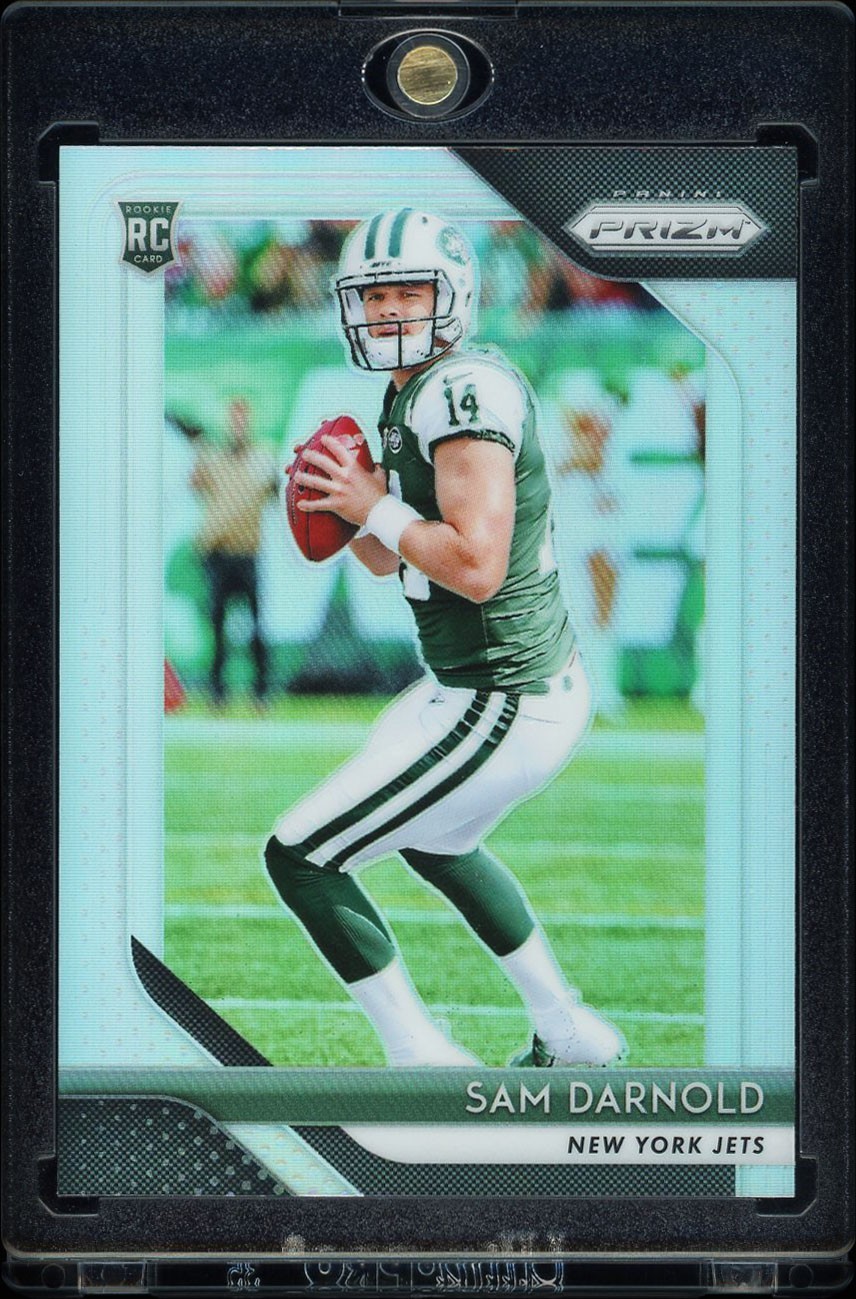 Sam Darnold 2018 Panini Prizm #203 Silver Prizm SP Rookie