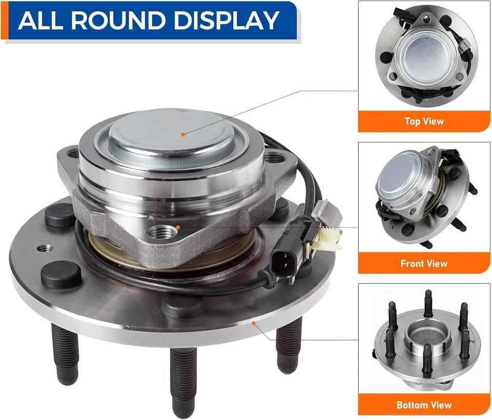 Conjunto de buje de cojinete de rueda delantera 515159 para Cadillac Chevy GMC 2014-2020 Foto 3 de 4