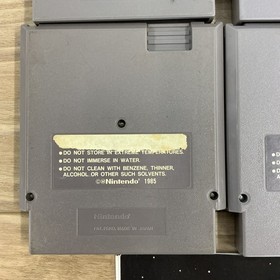 Lot of 4 Nintendo NES Games Super Mario Bros 2, Super Mario Bros & Duck Hunt etc