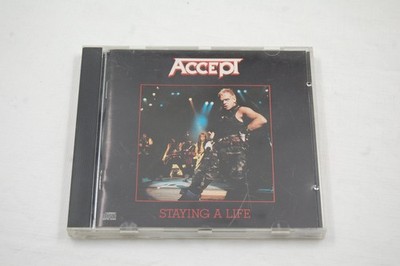 Accept   Staying A Life CD 1990 Live Heavy Metal Epic