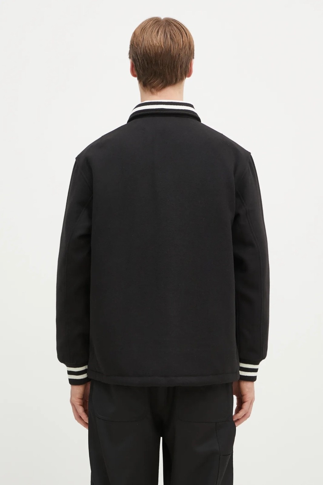 CARHARTT WIP WOOL COACH JACKET I034386 Black/Wax L image 6