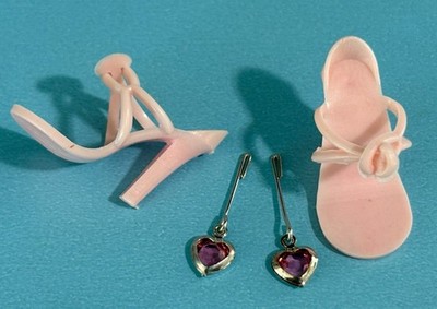 Vintage Doll Shoes & Jewelry Little Miss Revlon Coty Girl Vogue Jill Miss Ginger