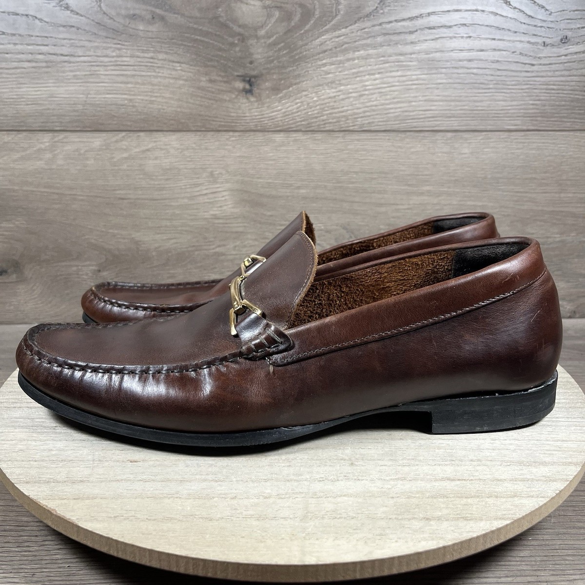 Wolf and Shepherd Men\'s Belmont Bit Italian Leather Loafer Slip-On Dress Shoes Coast™ Loafer | Italian leather dress slip ons | WOLF  main image 4