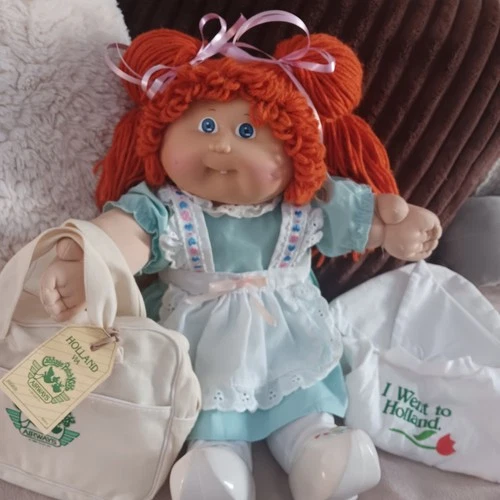 🌱1985 Cabbage Patch💙🤍 KT Factory Girl  🦋 World Traveler  Holland 🌿HM#5🏵