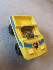 Vintage Sindy Doll Camping Buggy Yellow Jeep Car Pedigree Toys