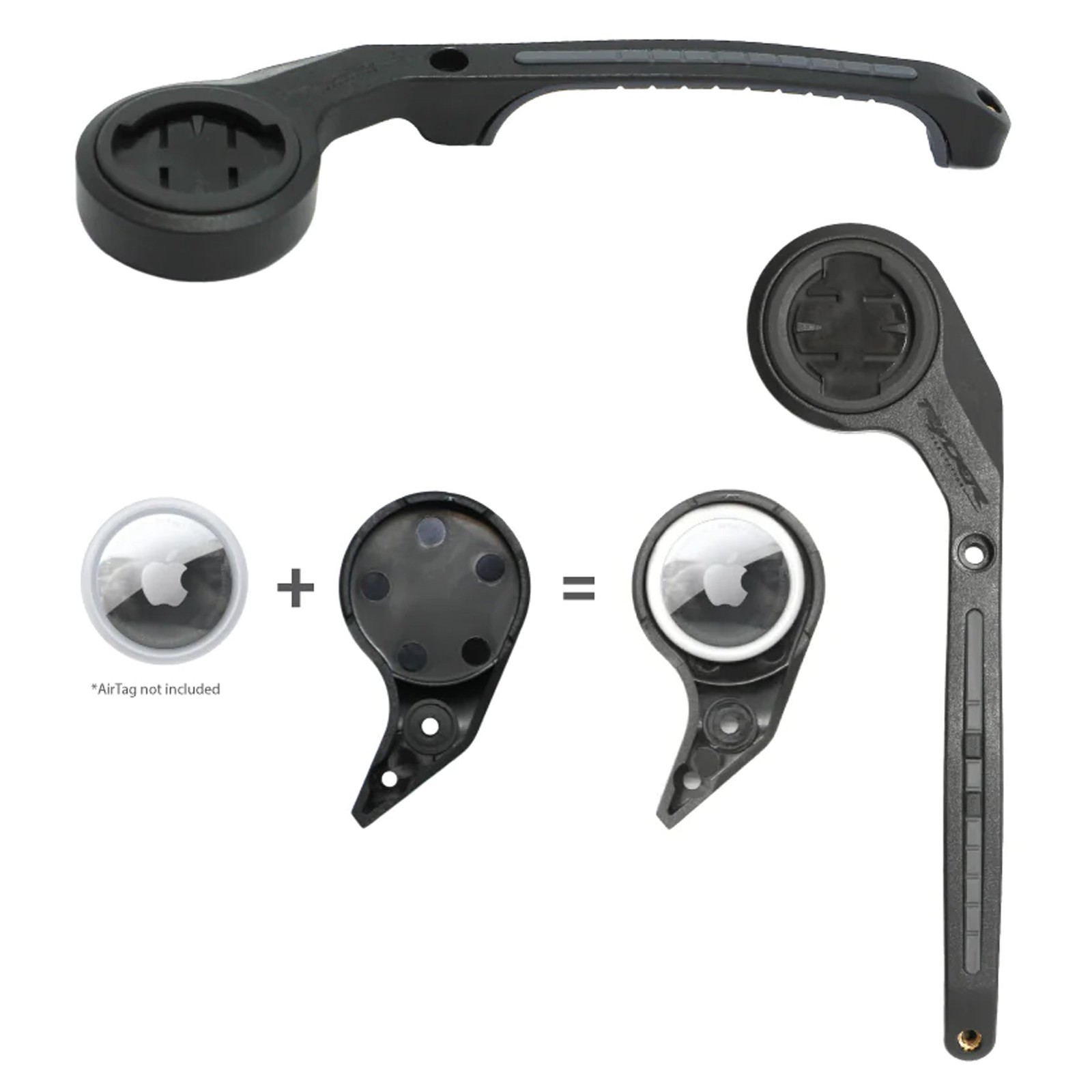 Переднее крепление Ryder NLS для устройств Garmin и хранения AirTag | Прочный нейлон