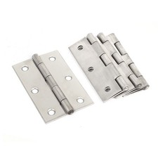 4 Pack 3" Long Cabinet Gate Closet Door Stainless Steel Hinge