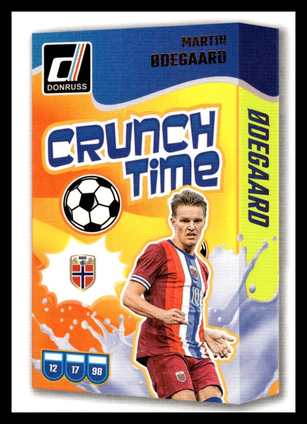 2024-25 Donruss #9 Martin Odegaard Crunch Time