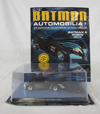 Eaglemoss Batman Diecast 1:43 Batman & Robin Movie Batmobile Sealed MIP LA918