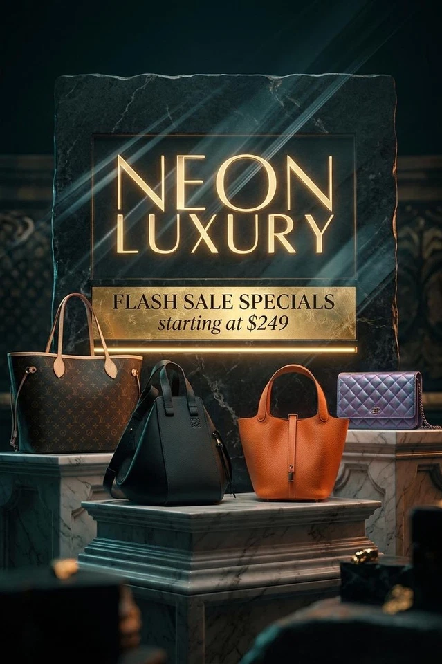 First Bag Friday: Lux STEALS, Swipe Fast for Flash Sale Bargains!