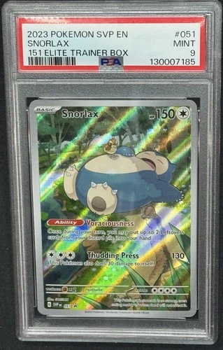 2023 Pokemon Scarlet & Violet Promo #051 Snorlax PSA 9 Mint