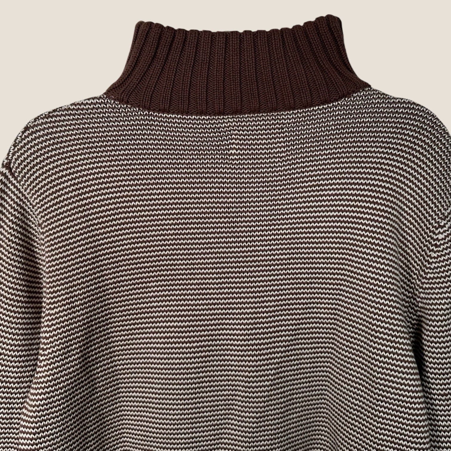 Percival x Ilaria Jumper Mens Small Fisherman Quarter Zip Pullover BNWT RRP £159 image 6