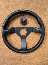Nardi Genuine Personal Steering Wheel With Horn Button Aftermarket Jdm Car Part