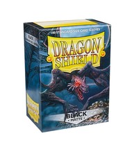 Image of Dragon Shield Matte Black Card Sleeve BNIB (100 sleeves)