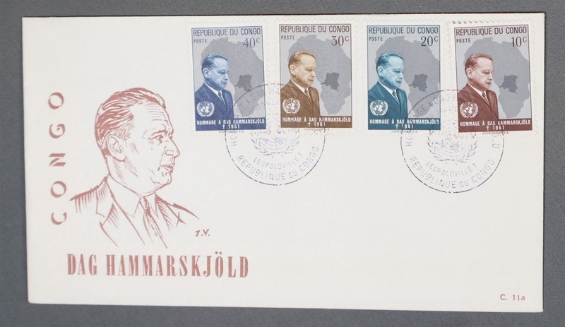 MayfairStamps Congo 1961 Dag Hammarskjold Statesman United Nations Combo Cover a