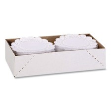 Hoffmaster 500236 8" Cambridge Lace Doilies - WHT (1000/Carton) New