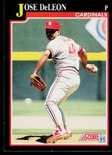 1991 Score - Jose DeLeon #221 - St. Louis Cardinals *EX*