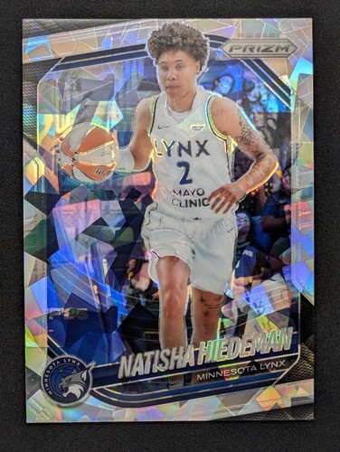 2025 Panini Prizm WNBA - Natisha Hiedeman #53 - Ice Prizm Minnesota Lynx