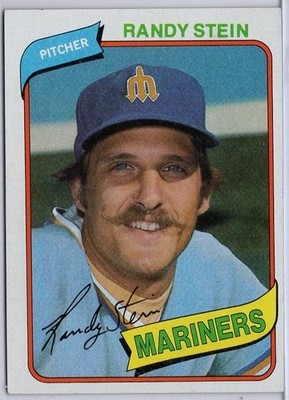 1980 Topps #613 Randy Stein in EXMT Condition Mariners
