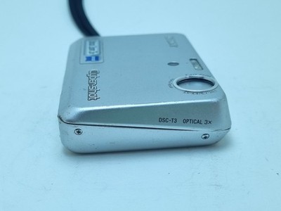 Sony Cyber-shot DSC-T3 5.1MP Digital Camera - Silver for sale