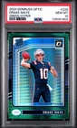 2024 Panini Donruss Optic - Rated Rookie Drake Maye #229 Green Hyper Prizm (RC)