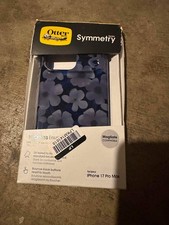 OtterBox iPhone 17 Pro Max Symmetry Series Case MagSafe Camera Ctrl Peachy Blue
