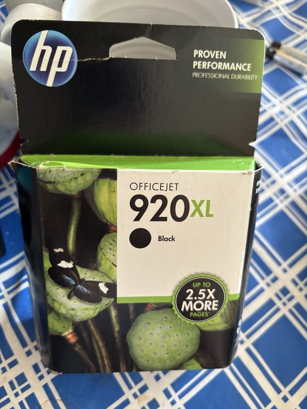 HP 920XL Original Genuine Black Ink Cartridge