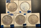 Lot of 5 XF-AU Silver Peace Dollars 1922&23 260530