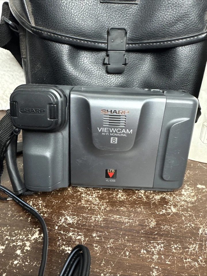 SHARP VL-E66U 8mm Viewcam Camcorder Hi-Fi w/ Charger & More Tested And Working! - Image 2 of 4