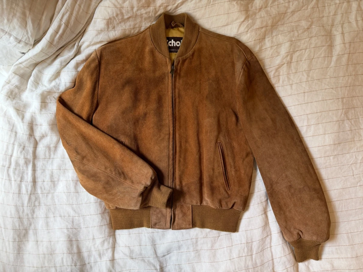 SCHOTT Coats, Jackets & Vests for Suede Outer Shell Men for Sale
