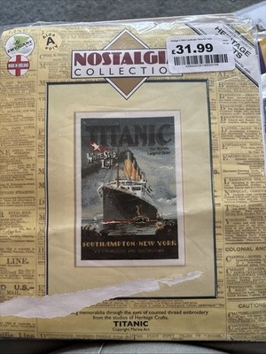 TITANIC KREUZSTICH SET 20,4x29 CM