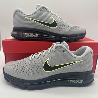 Nike Air Max 2017 Wolf Grey Black Platinum Sneakers 849559-012 Mens Size NEW Air Max 2017  main image 2