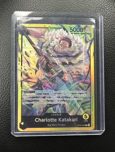 Charlotte Katakuri OP03-099 Foil Leader One Piece Card TCG English NM