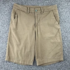 Lululemon Shorts Mens 30 Beige Khaki The Works Classic Chino Casual Golf Sport