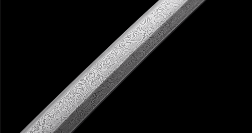 Espada Samurai Japonesa Hecha a Mano Katana Damasco Acero con Montaje Fuji Saya - Imagen 16 de 23