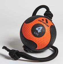 4lb Aeromat Tornado Ball w Rope Power Medicine Weighted Core Strength Rotational