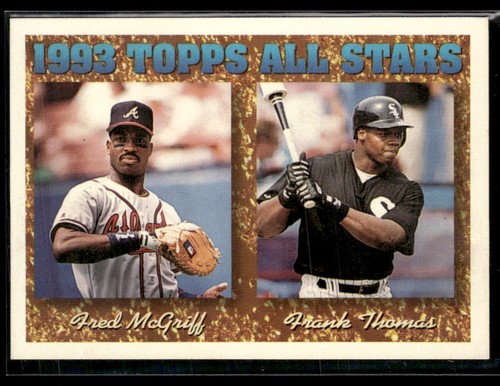 Fred McGriff / Frank Thomas #384 1994 Topps card