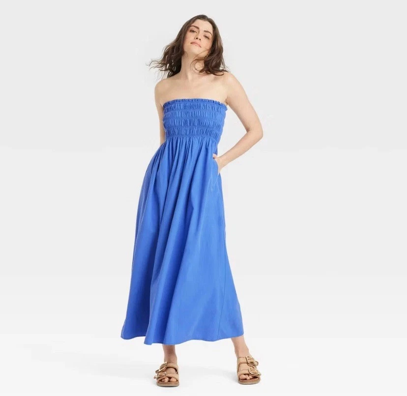 chinese dress ladies Universal Thread V-Neck Maxi Dress- Size L