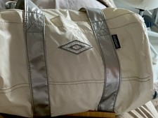 Umbro White Silver Nylon Mens Duffel Bag with...