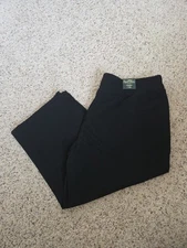 NEW Lauren Ralph Lauren Active Women’s Black Capri Pants 2X Cotton Blend Pull-On
